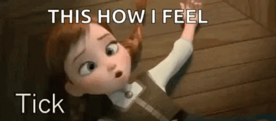 Young Anna From Frozen Still Waiting GIF