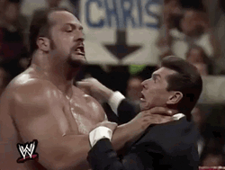 Young Big Show Chokeslam Vince McMahon GIF