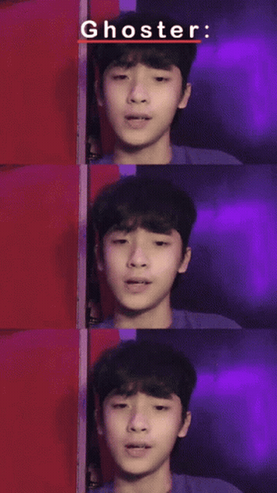 Young Boy Collage Ghoster GIF
