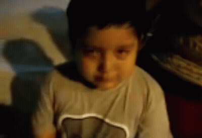 Young Boy Crying Heart T-Shirt GIF