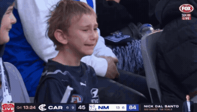 Young Boy Crying Watching Fox Sports Game GIF