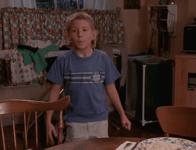 Young Boy In Blue Shirt Saying I'm A Pirate GIF