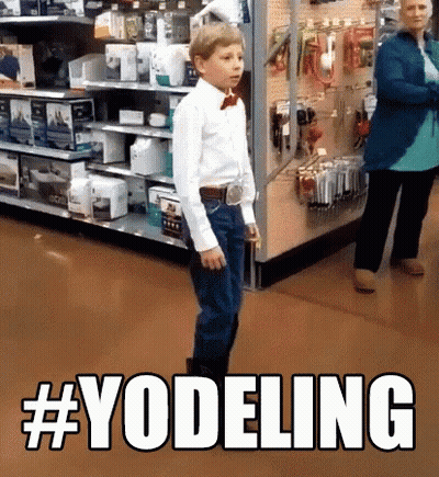 Young Boy In Bow Tie #Yodeling GIF