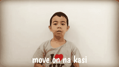 Young Boy In Grey Shirt Says Move On Na Kasi GIF