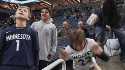 Young Boy In Minnesota Jersey GIF