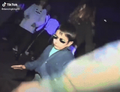 Young Boy In Sunglasses Dancing TikTok GIF