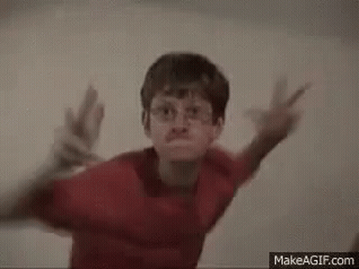 Young Boy Making Peace Sign GIF
