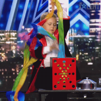 Young Boy Performing Trick On Stage Got Talent GIF