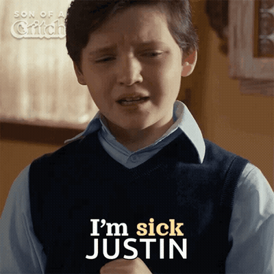 Young Boy Saying I'm Sick GIF