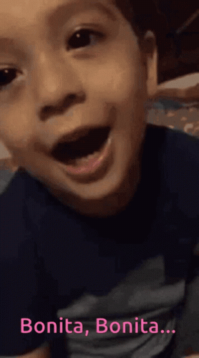 Young Boy Says Bonita GIF