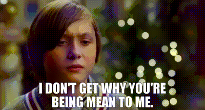 Young Boy Says I Don't Get Why You're Being Mean To Me GIF