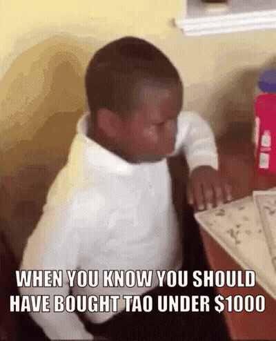 Young Boy Sign When You Know You Should Have Bought Tao Under 1000 GIF