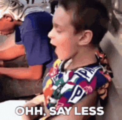 Young Boy Sitting In Car Saying Ohh Say Less GIF