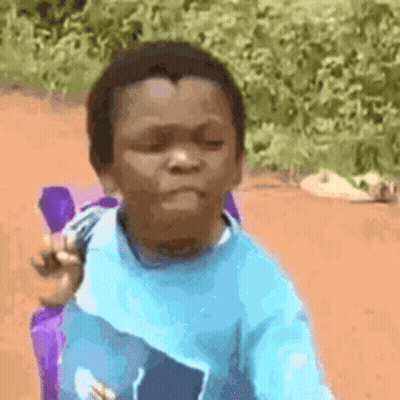 Young Boy Sitting With Eyes Closed GIF