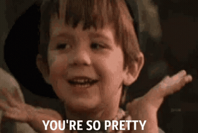Young Boy Smiling Saying You're So Pretty GIF