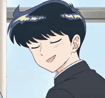 Young Boy Smiling With Eyes Closed GIF