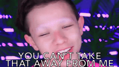 Young Boy Smiling You Can't Take That Away From Me GIF