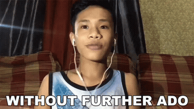 Young Boy Wearing Ear Buds GIF