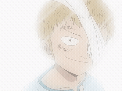 Young Boy With Bandage GIF