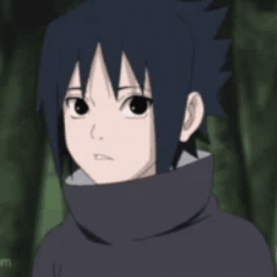 Young Boy With Black Hair Looking GIF