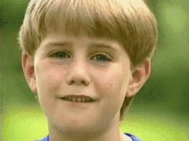 Young Boy With Blonde Hair GIF