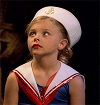 Young Chloe Grace Moretz Rolling Her Eyes Duhhh GIF