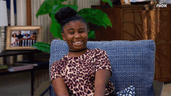 Young Dylan's Rebecca Wilson Awkward Smile GIF