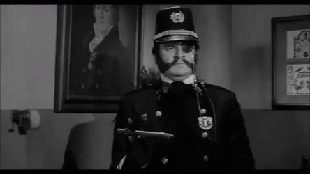 Young Frankenstein Kenneth Mars As Inspector Kemp GIF
