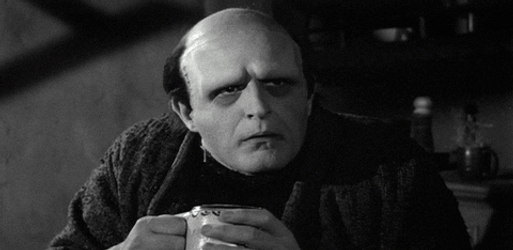 Young Frankenstein Peter Boyle Holding Mug GIF