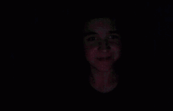 Young Gamer Protecting Eyes From Flashbang GIF
