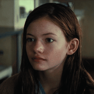 Young Girl Close Up With Long Brown Hair GIF
