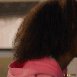 Young Girl Grin Smiling Bounce GIF