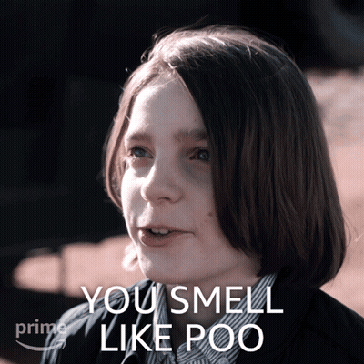 Young Girl Says You Smell Like Poo GIF