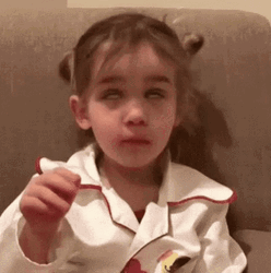 Young Girl Talk To The Hand GIF