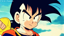Young Gohan Teary Eyes GIF