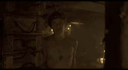 Young Handsome Willem Dafoe Smoking GIF