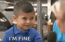 Young Kid Happy Tears Interview I'm Fine GIF