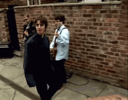 Young Liam Gallagher Passing By GIF