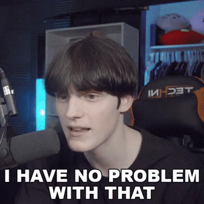 Young Man At Mic Saying I Have No Problem With That GIF