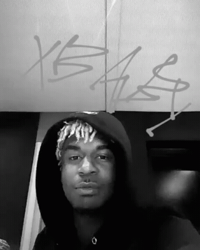 Young Man Black And White Graffiti Yes GIF