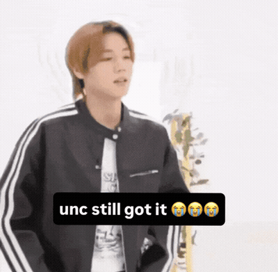 Young Man Black Jacket White Shirt UNC Still Got It GIF