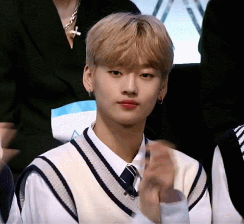 Young Man Clapping In Vest And Tie GIF