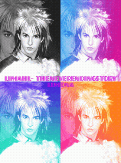 Young Man Collage Limahl The NeverEnding Story Limona GIF