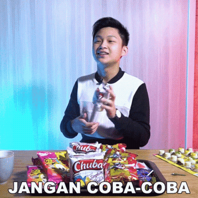 Young Man Eating Chuba Chips GIF
