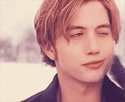 Young Man Eyes Closed Mouth Open Close-Up GIF