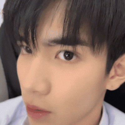 Young Man Eyes Closed Mouth Open GIF