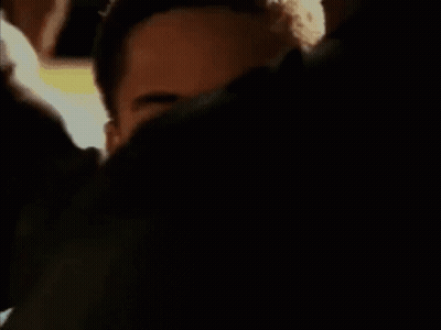 Young Man Face With Shadow GIF