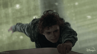 Young Man Flying in Disney+ Ad