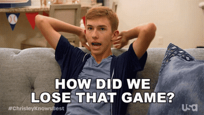 Young Man Hands Behind Head How Did We Lose That Game GIF