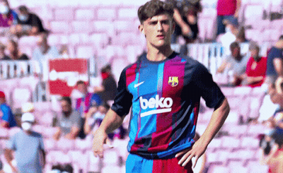 Young Man In Beko Jersey At Stadium GIF